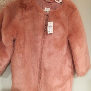 Toddler faux fur coat